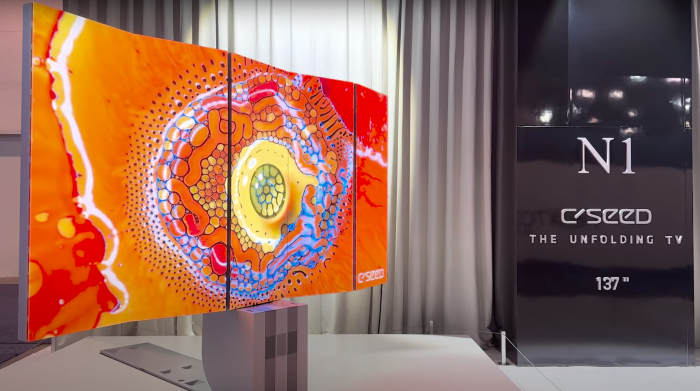 C SEED World’s First folding TV N1: